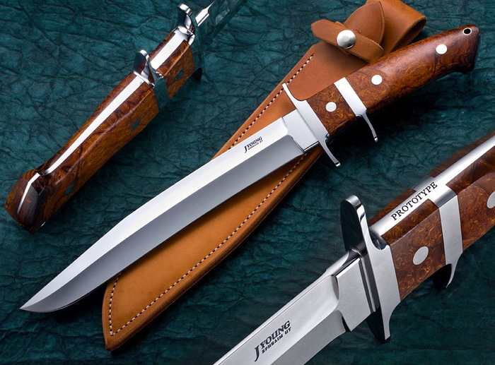 Custom Fixed Blade, N/A, ATS-34 Steel, Ironwood Knife made by John  Young