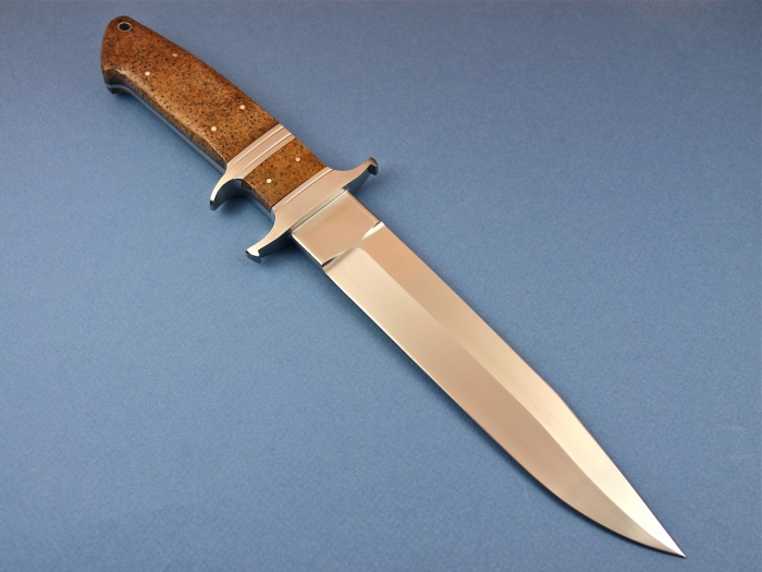 Custom Fixed Blade, N/A, BG-42 Steel, Whale Bone Knife made by Dietmar Kressler