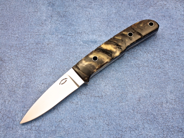 Custom Fixed Blade, N/A, RWL-34, Big Sheep Horn Knife made by Dietmar Kressler