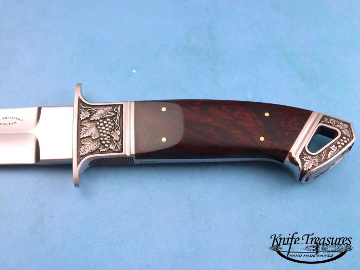 Custom Fixed Blade, N/A, BG-42 Stainless Steel, Ironwood Knife made by Dietmar Kressler