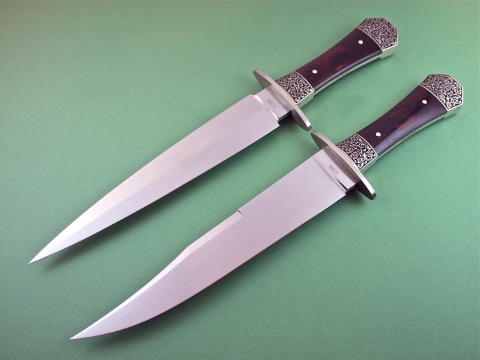 Custom Fixed Blade, N/A, ATS-34 Stainless Steel, Ironwood Knife made by Jess Horn
