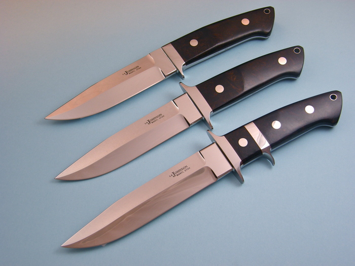 Custom Fixed Blade, N/A, ATS-34 Steel, Ironwood Knife made by Steve SR Johnson