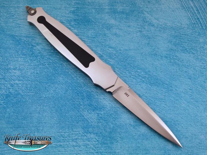 Custom Folding-Inter-Frame, Lock Back, RWL-34 Stainless Steel , Pen Shell Knife made by Warren Osborne